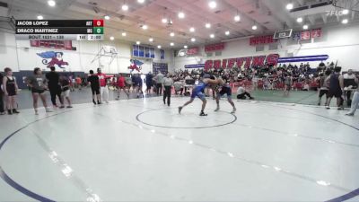 138 lbs Quarterfinal - Jacob Lopez, Pacifica High vs Draco Martinez, Monster Garage