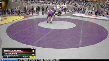 170 lbs Champ. Round 1 - Aryan Wright, Marshfield High School vs Langston Belding, Mountain View High School Wres