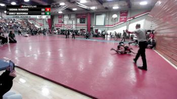 100 lbs Cons. Round 6 - Sienna Romero, Corona vs Emily Mayorga, Eisenhower