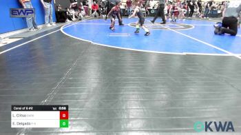 45 lbs Consi Of 8 #2 - Liliana Clitso, Darko Valley Wolf Pack vs Easton Delgado, F-5 Grappling