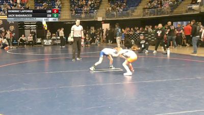 55 lbs Quarterfinal - Dominic LaForge, Lower Nazareth vs Jack Badaracco, Seneca Valley