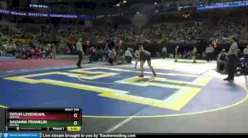 135 lbs Cons. Round 2 - Savanna Franklin, Belton vs Tatum Levendahl, Benton