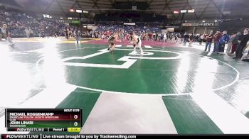 74 lbs 1st Place Match - Michael Roggenkamp, Enumclaw Yellow Jackets Wrestling Club vs John Linari, Washington