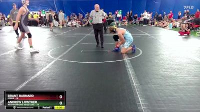 160 lbs Round 5 (8 Team) - Andrew Lowther, Neighborhood Wrestling vs Brant Barnard, FORGE