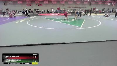 165 lbs Cons. Round 2 - Mataeo Blessing, Elmhurst University vs Kael Scranton, Coe