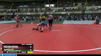 95 lbs Quarterfinal - Hudson Lee, LAW - Lacrosse Area Wrestlers vs Brayden Breider, Askren Wrestling Academy