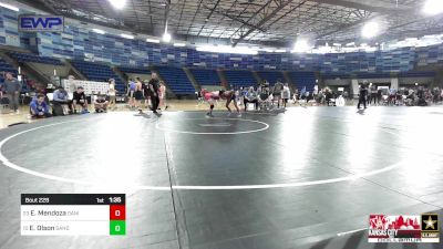 113 lbs Round Of 32 - Eli Mendoza, Daniel Cormier Wrestling Club vs Easton Olson, Sanderson Wrestling Academy