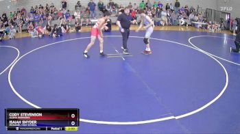 126 lbs Champ. Round 2 - Cody Stevenson, Aloha Warriors vs Isaiah Snyder, McDaniel High School