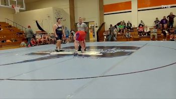 285 lbs Round 3 (6 Team) - Dj Hund, Easton-Pleasant Ridge HS vs Bently Kramer, Highland-Doniphan West HS/Hiawatha HS/Troy HS