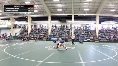 125 lbs Cons. Round 2 - Larry Rhodes, Bluefield State vs Shawn McGuire, Davenport