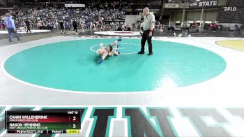67 lbs Cons. Round 5 - Canin Willenbrink, Forks Wrestling Club vs Nason Henning, Port Angeles Wrestling Club