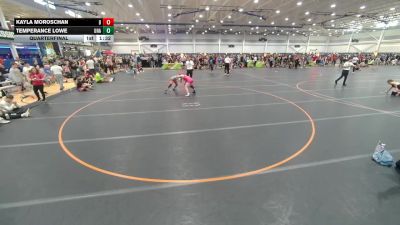 128 lbs Quarterfinal - Temperance Lowe, Unattached vs Kayla Moroschan, Unattached