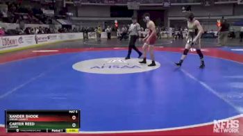 5A 160 lbs 3rd Place Match - Carter Reed, Jasper vs Xander Shook, Shelby County