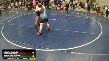 180 lbs Round 1 - KnightLee Winder, Carbon Middle School vs Jaiden Vasquez, Carbon Middle School