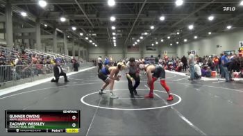 175 lbs Semifinal - Gunner Owens, South Central Punishers vs Zachary Wessley, Kansas Young Guns