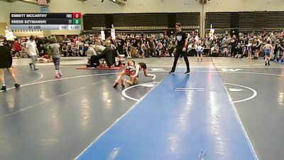 61 lbs Rr Rnd 5 - Emmitt McCarthy, Falcons Wrestling Club - ESC vs Reese Szymanski, Team Tugman - ESC
