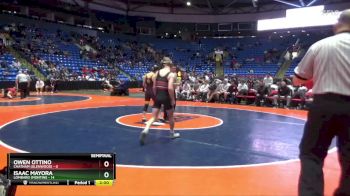 120 lbs Semis & 1st Wrestleback (8 Team) - Owen Ottino, Chatham (Glenwood) vs Isaac Mayora, Lombard (Montini)