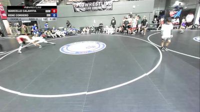 126 lbs Marcello Calavitta, OCWA - Orange County Wrestling Association vs Rene Cordero, SDIKWA - San Diego-Imperial Kids Wrestling Association