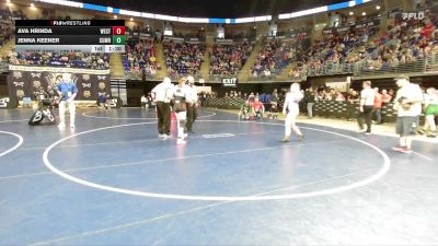 135 lbs Round Of 32 - Ava Hrinda, West Mifflin vs Jenna Keener, Cumberland Valley