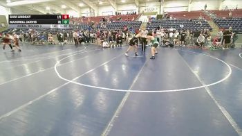 175 lbs Cons. Round 3 - Sam Lindsay, Green Canyon Wrestling vs Maxwell Jarvis, Westlake