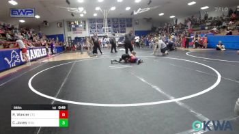 58 lbs Rr Rnd 3 - Randy Wanzer, Chandler Takedown Club vs Canyon Jones, Tecumseh Take Down Club