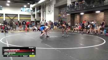 155 lbs Round 2 (16 Team) - Laura Rodriguez, Sisters On The Mat vs Aria Rensink, BVWC Blue