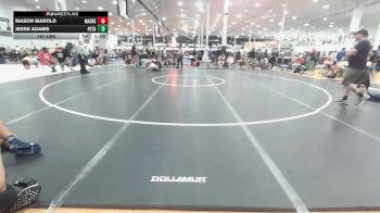 191 lbs 3rd Place - Mason Marolo, Mat Assassins Black - HSC vs Jesse Adams, Prestige Worldwide Blue - HSC