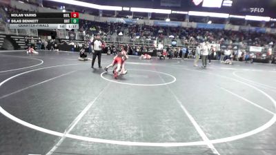 92 lbs Quarterfinal - Nolan Varns, Butler Youth WC vs Silas Bennett, United Training Facility