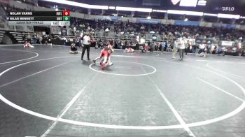 92 lbs Quarterfinal - Nolan Varns, Butler Youth WC vs Silas Bennett, United Training Facility