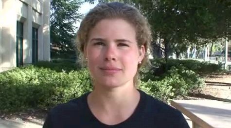 Maddy Duhon 2nd place, 1500 at the 2011 Cal Stanford Big Meet