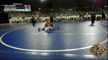 110 lbs Round Of 16 - Noah Johnson, Bomb City Wrestling vs Connor Hobart, Team Nomad