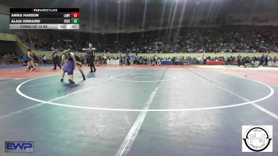 105 lbs Consi Of 16 #2 - Anika Hanson, Lawton IKE vs Alaja Kinnaird, Poteau
