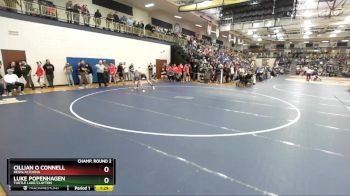 126 lbs Champ. Round 2 - Luke Popenhagen, Turtle Lake/Clayton vs Cillian O Connell, Regis/Altoona