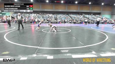 55 lbs Quarterfinal - Oliver Heist-Levine, Bozeman Wrestling Club vs Case Danielson, Texas Elite