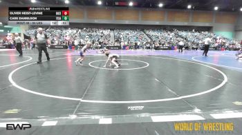 55 lbs Quarterfinal - Oliver Heist-Levine, Bozeman Wrestling Club vs Case Danielson, Texas Elite