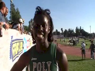 Akawkaw Ndipagbor, 1st girls 200, 2011 Mt. SAC Relays