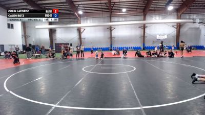 108 lbs Semifinal - Colin LaForge, Mat Assassins 2 - ELB vs Calen Betz, Ruthless - ELB