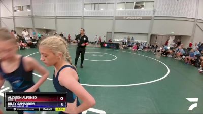 85 lbs Round 3 (8 Team) - Cali Otero, Ohio vs Remy Whitney, Oklahoma Blue