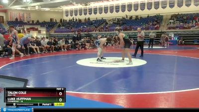 165 lbs Quarters & 1st Wb (16 Team) - Talon Cole, Ola vs Luke Huffman, Cambridge