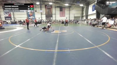 132 lbs Consi Of 64 #2 - Cooper Wingate, NC vs Xzavier Salazar, NM
