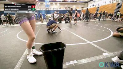 117-126 lbs Rr Rnd 2 - Juliette Abolhosn, D3 Wrestling Cluib vs Aislyn Buckner, El Reno Wrestling Club