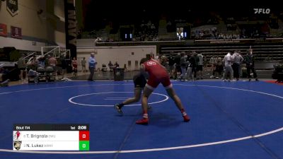 157 lbs Quarterfinal - Tyler Brignola, Gardner-Webb vs Nate Lukez, Army