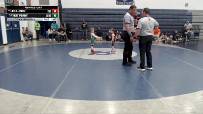 40 lbs Cons. Round 3 - Ryett Ferry, Snake River Wrestling Club vs Leo Lufkin, Sublime Wrestling Academy
