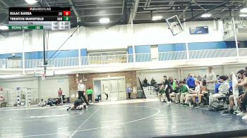 174 lbs Round 2 (8 Team) - Trenton Mansfield, Southwestern Michigan Community College vs Isaac Barba, Joliet Junior College