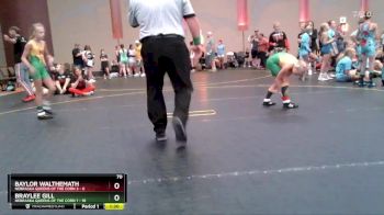 70 lbs Round 3 (4 Team) - Braylee Gill, Nebraska Queens Of The Corn 1 vs Baylor Walthemath, Nebraska Queens Of The Corn 3