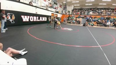 73-75 lbs Round 2 - Isaac Robinson, Lander Middle School vs Fletcher Lewis, Thermopolis Middle School