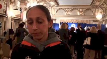 Desiree Davila second and 2:22:38 American course record at 2011 Boston Marathon
