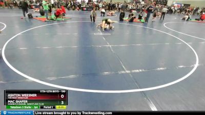 150 lbs Cons. Round 2 - Mac Shafer, Cowboy/Cowgirl Wrestling Club vs Ashton Weesner, The Best Wrestler