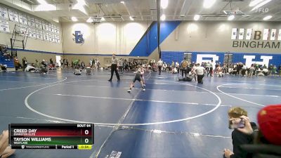 57 lbs 3rd Place Match - Creed Day, Evanston Elite vs Tayson Williams, Westlake