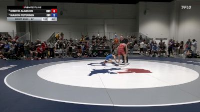 67 lbs Cons. Round 7 - Dimitri Alarcon, Mustang Wrestling Club vs Mason Petersen, UWC